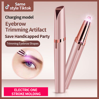 USB Rechargeable Eyebrow Razor And Facial Hair Removal Device