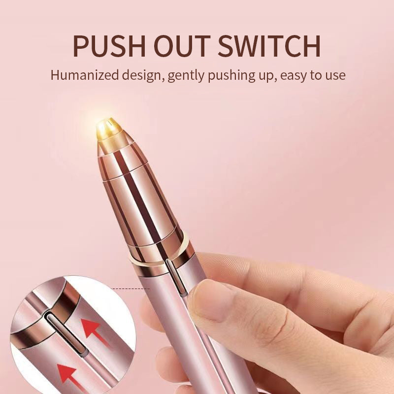 USB Rechargeable Eyebrow Razor And Facial Hair Removal Device