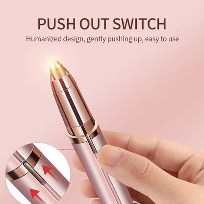 USB Rechargeable Eyebrow Razor And Facial Hair Removal Device