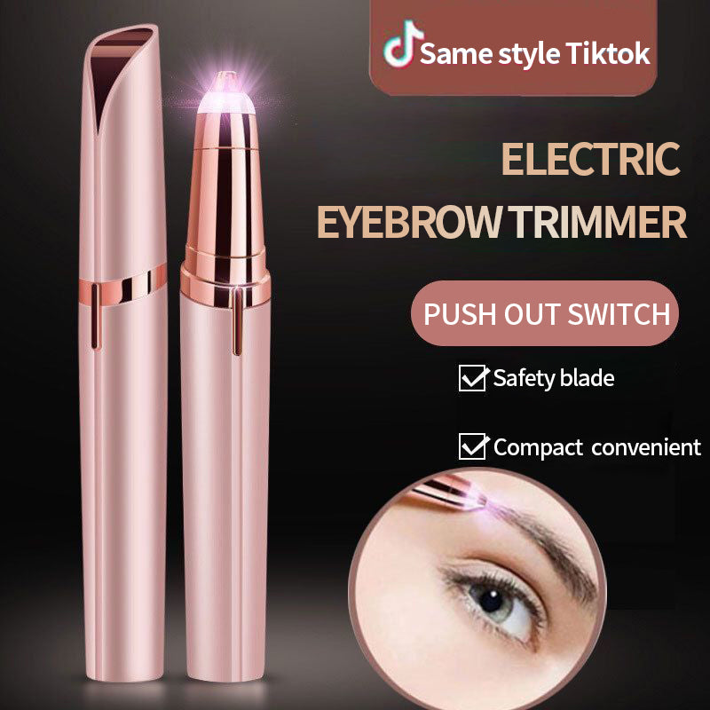 USB Rechargeable Eyebrow Razor And Facial Hair Removal Device