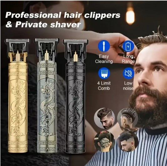 Professional Beard Trimmer Hair Clippers Men Cordless Rechargeable Professional Grooming Set