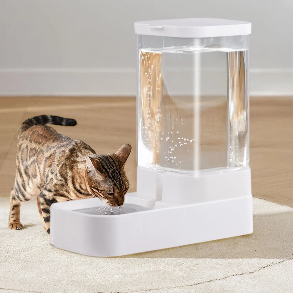 Premium Automatic Pet Feeder & Water Dispenser Set for Cats & Dogs