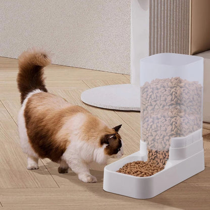 Premium Automatic Pet Feeder & Water Dispenser Set for Cats & Dogs