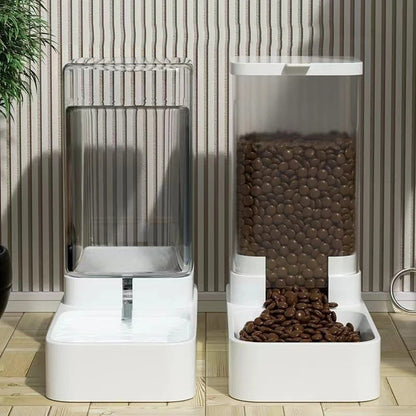 Premium Automatic Pet Feeder & Water Dispenser Set for Cats & Dogs