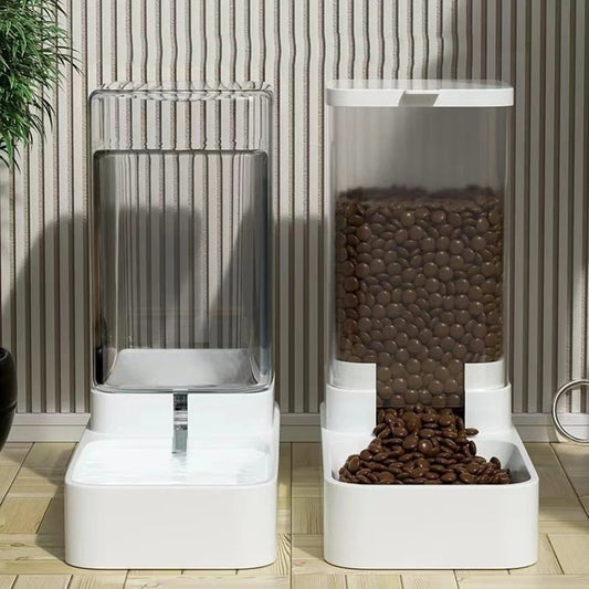 Premium Automatic Pet Feeder & Water Dispenser Set for Cats & Dogs