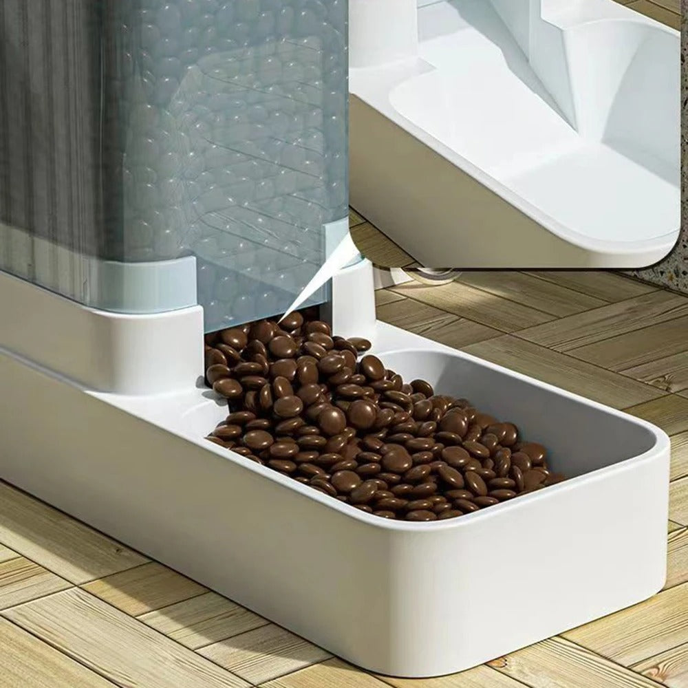 Premium Automatic Pet Feeder & Water Dispenser Set for Cats & Dogs