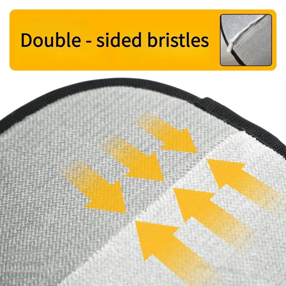 Pets Double Sided Grooming Glove Pet Hair Remover Gloves for Dog Cat Reusable