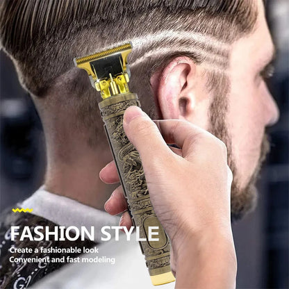 Professional Beard Trimmer Hair Clippers Men Cordless Rechargeable Professional Grooming Set
