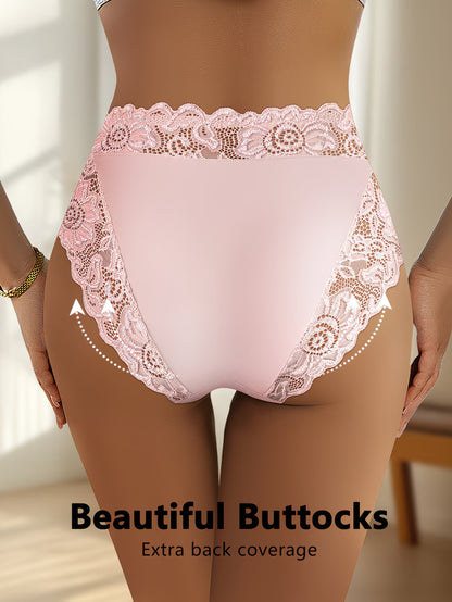 5PCS Lace Cotton Underwear with 50% OFF